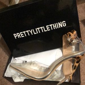 Clear closed in heel